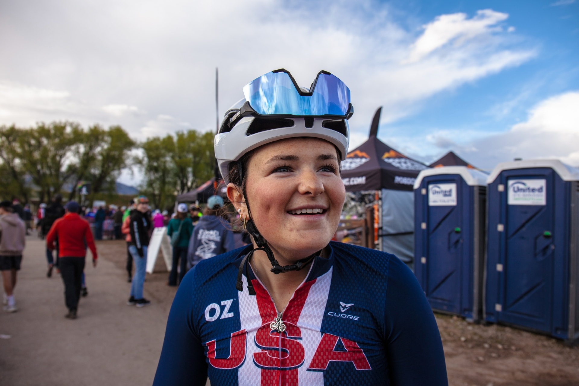 Bayli smiling in her USA National Team kit
